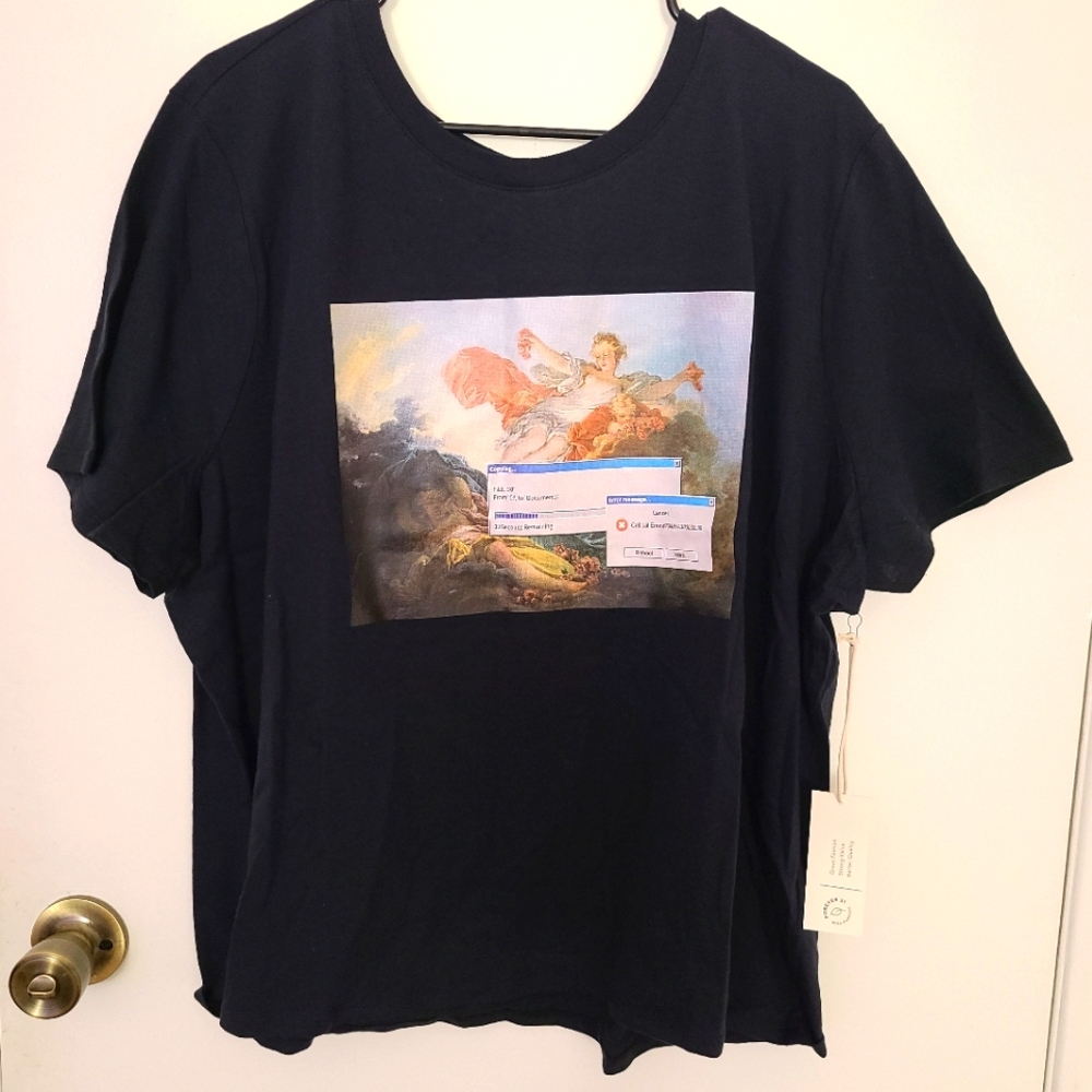 Black Vintage Graphic Tee